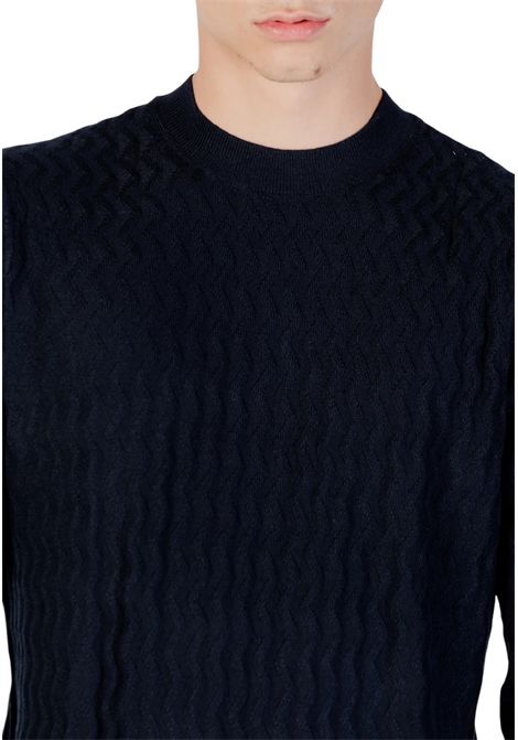 Wavy Texture Sweater ARMANI EXCHANGE | sweaters | XM001560 AF11982FB065